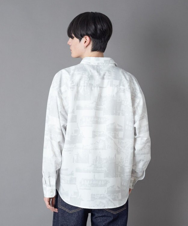 WEGO パターンルーズシャツ（LS） 柄3