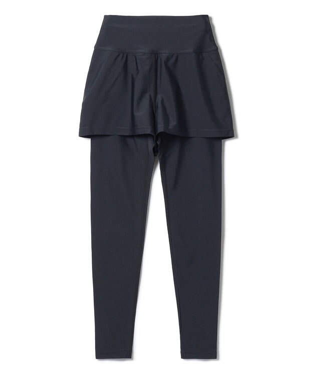 Chacott Chacott BALANCE 水陸両用レイヤードレギンス ブラック