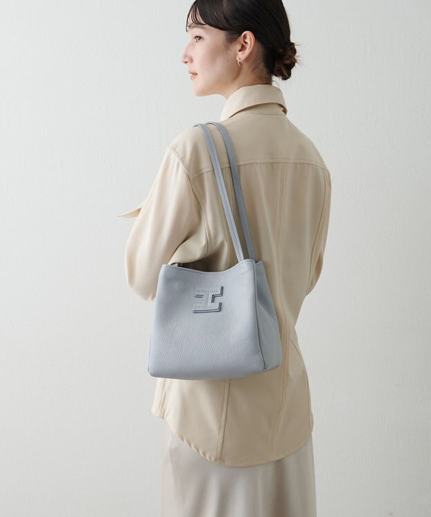 IACUCCI 【再予約スタート】センティエーロ ミニトート CERVO ライトグレー