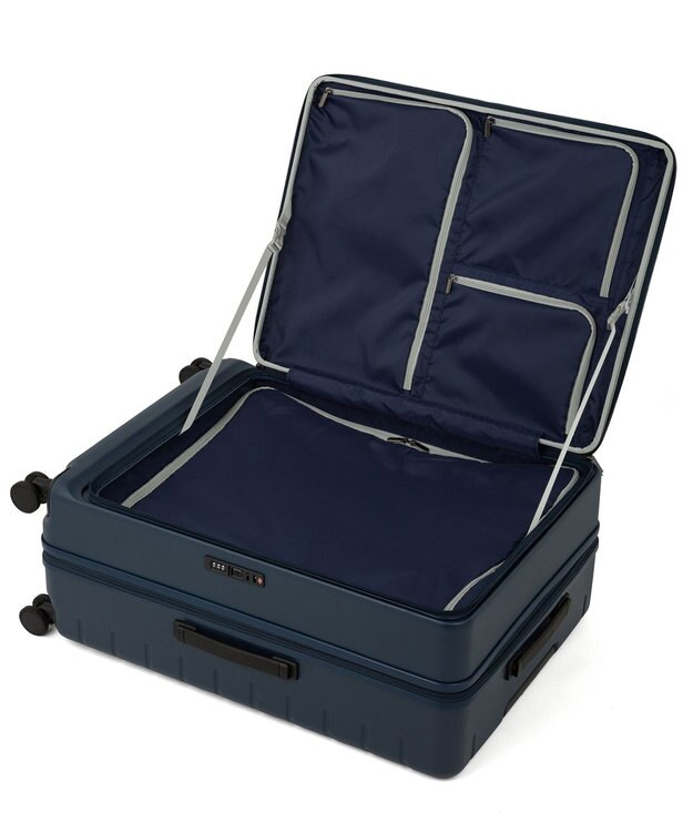 ACE BAGS & LUGGAGE ACE エスカレラ スーツケース 87L 完全フロントオープン 05653 エース ネイビー
