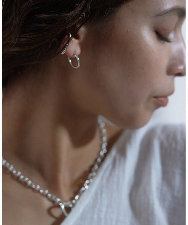 yoaa シルバー925　ラインピアス シルバー925