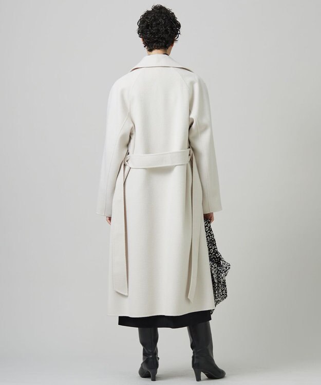 ICB 【CLASSY.1月号掲載】WoolRever ロングコート トープ系