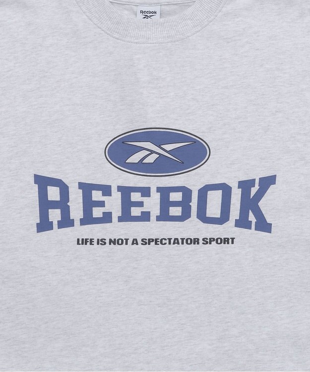 WEGO 【ユニセックス着用ITEM】別注ReebokグラフィックT（SS） アッシュグレー