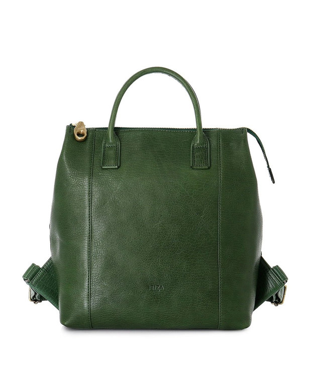 IBIZA カンビアール　牛革　リュック 緑
