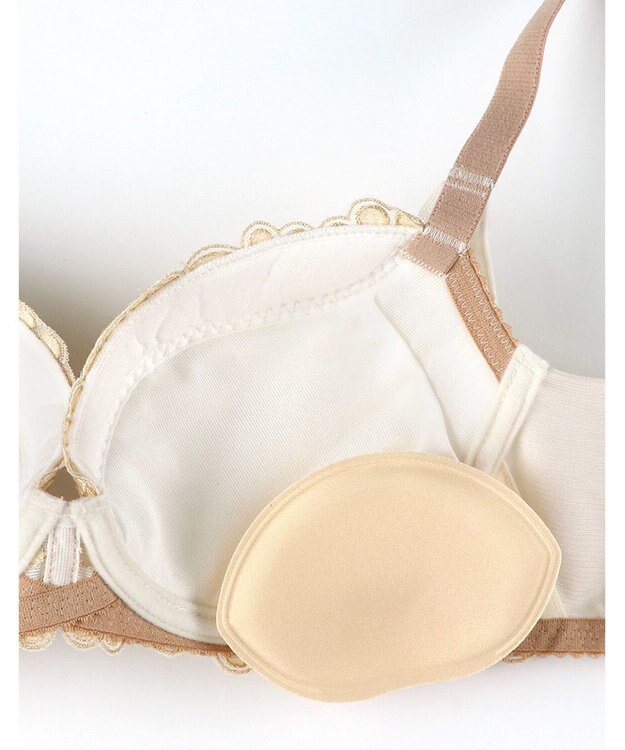 Wing ブラジャー バストを高い位置でキープ 谷間メイク 着やせシルエット 【8000シリーズ】 Gカップまで対応 大きいサイズ PB8000 ウイング／ワコール ベージュ