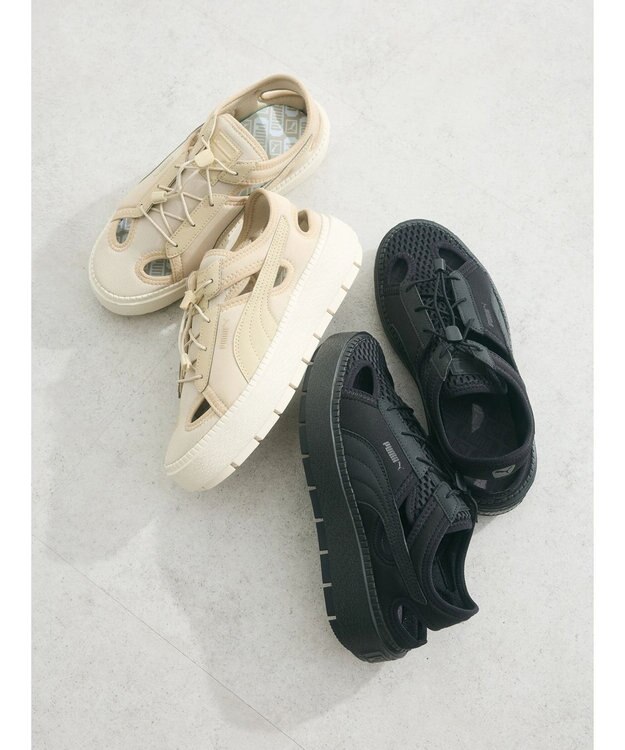 Green Parks ●PUMA プラットフォーム トレース ライトミュール Beige