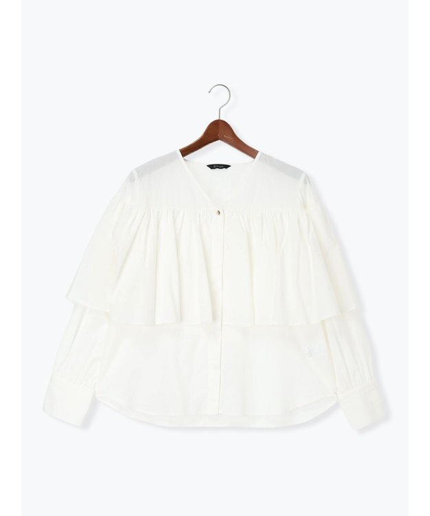 Te chichi ビッグフリルブラウス オフホワイト