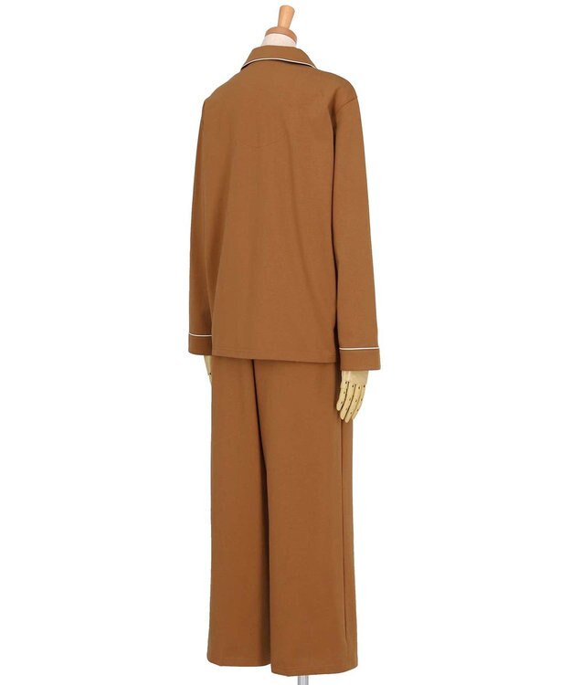 une nana cool 【綿100%】72/2 メガハイゲージパジャマ MADE WITH LIBERTY FABRIC マスタード