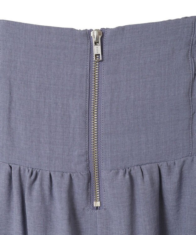 Green Parks ・ELENCARE DUE リネンライクティアードスカート Blue