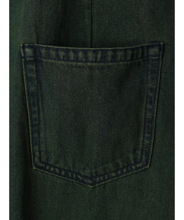 Green Parks ・ＳＵＧＡＲ　ＳＰＯＯＮ　カラーデニムジャンスカ Green