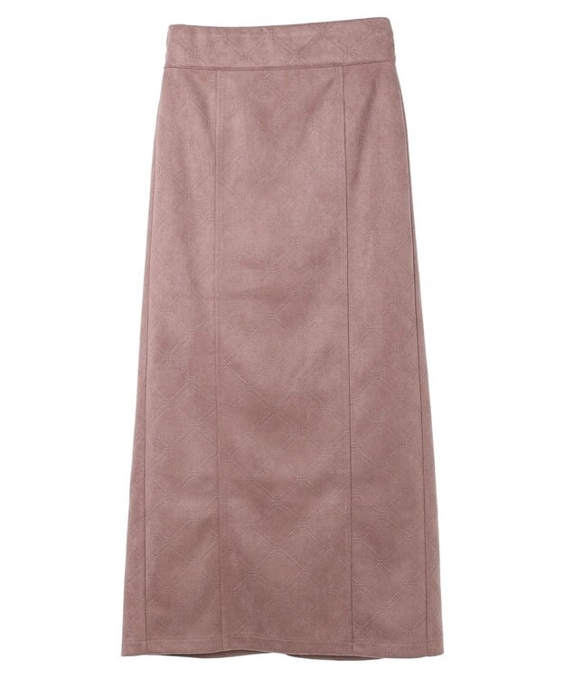Green Parks ・ＥＬＥＮＣＡＲＥ　ＤＵＥ　エンボスナロースカート Pink