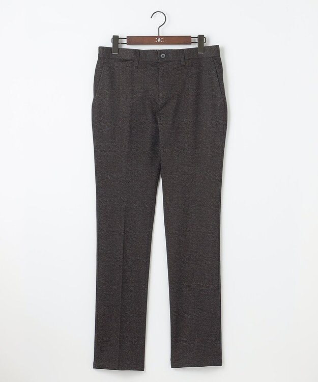 JOSEPH ABBOUD 【ストレッチ】ツィーディージャージ パンツ ダークブラウン系