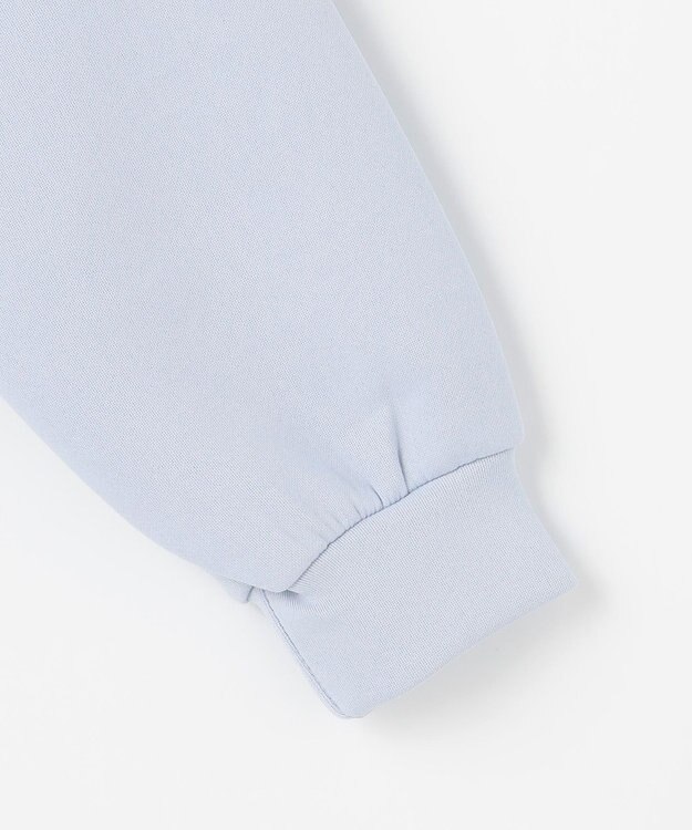 ANY KIDS ムースタッチスウェット フルジップパーカー サックスブルー