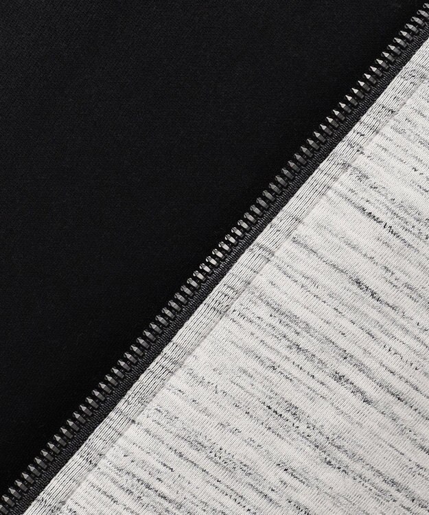 JOSEPH ABBOUD MOUNTAIN 【軽量/ソフト】ソフトダンボールニットジップパーカー ライトグレー系