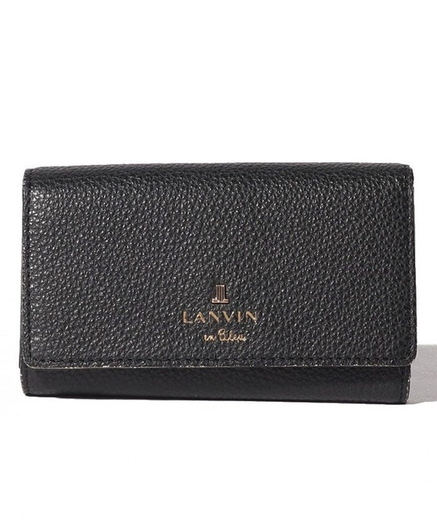 LANVIN en Bleu メラニー キーリング付きキーケース ブラック