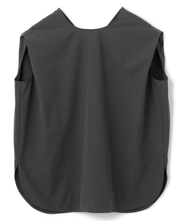 UNFILO FINE MOVE コクーンブラウス チャコール