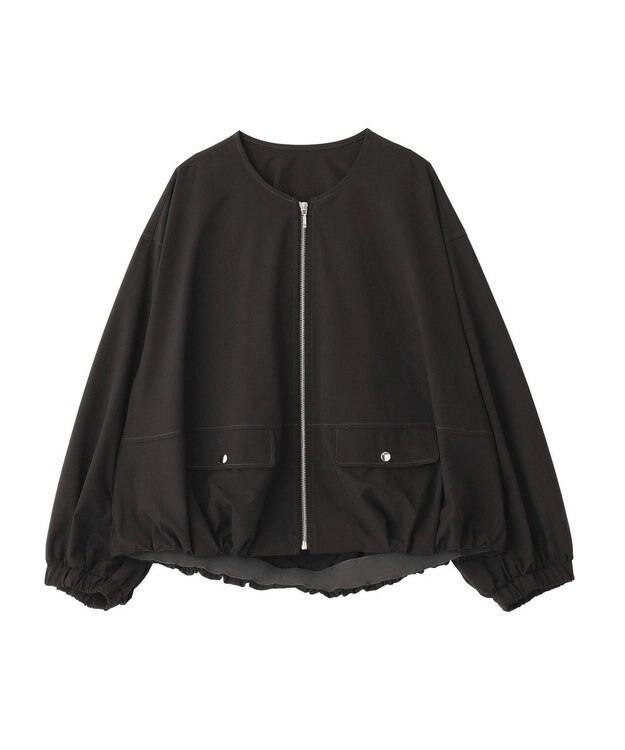 YECCA VECCA [撥水]バルーンブルゾン Black