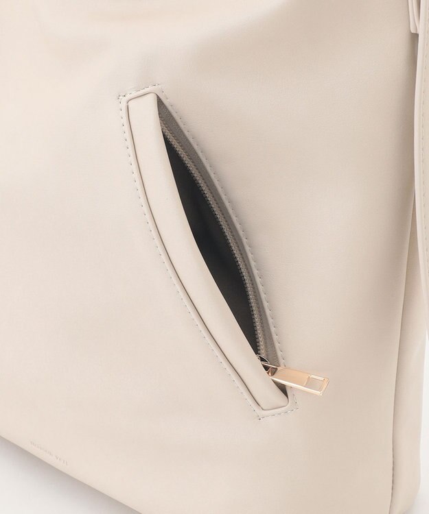 LA BAGAGERIE 【maison vert】 【タテ型ワンハンドル2WAY】ワンハンドル2WAYショルダー アイボリー