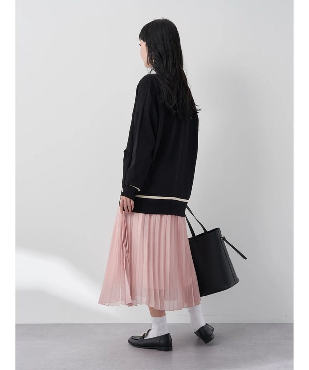 earth music&ecology すきな丈プリーツスカート Pink