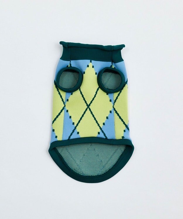 COQ VINTAGE SWEATER アーガイルドッグウェア スカイブルー