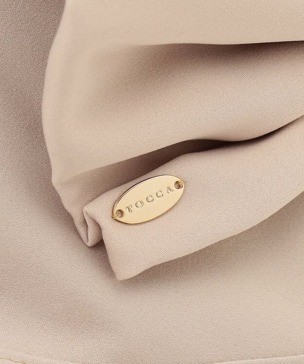 TOCCA 【UV90%以上カット・吸水速乾・接触冷感・抗菌防臭】BIG RIBBON WIDE BRIM HAT 帽子 ベージュ系