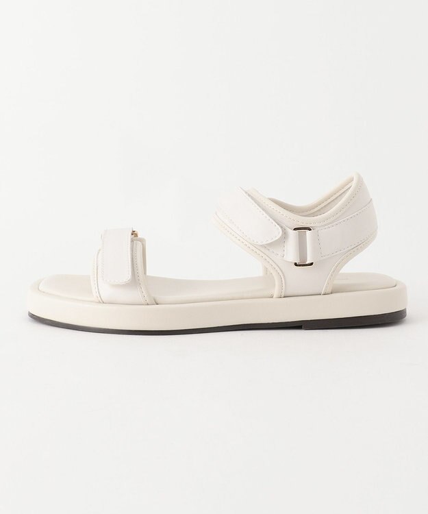 23区 【WEB限定】ストラップ スポーツ サンダル ホワイト系