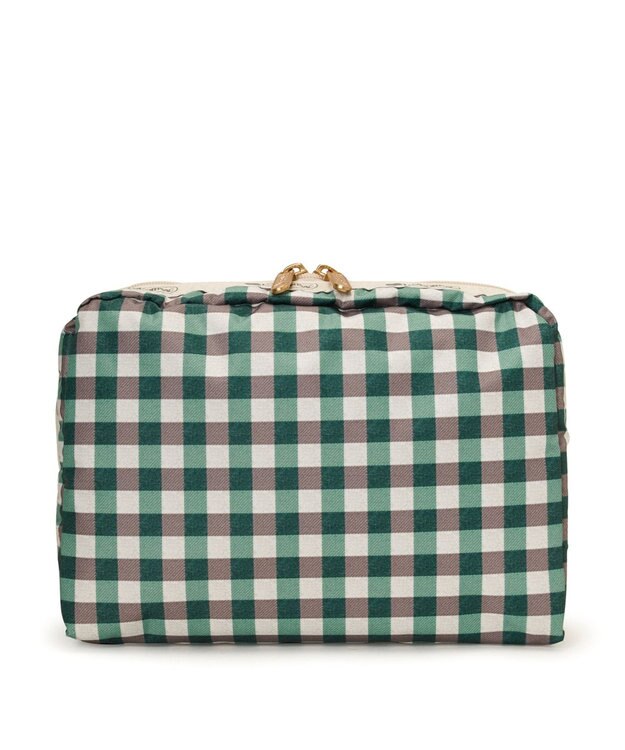 LeSportsac EXTRA LARGE RECTANGULAR COSMETIC/フォレストギンガム フォレストギンガム