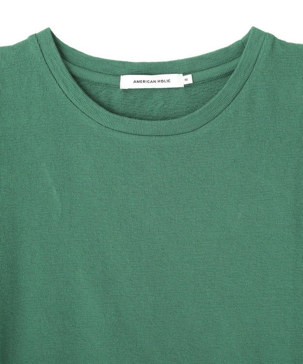 AMERICAN HOLIC 【2点セット】Tシャツ＋Uネックワンピース Green