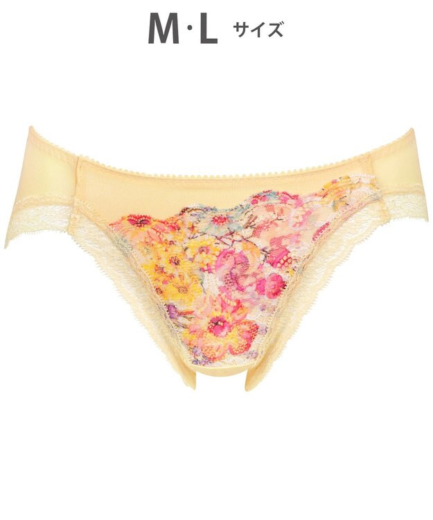 WACOAL ショーツ 【重力に負けないバストケアBra】 はきこみ丈あさめ はきごこちがよい BRA184とペア レディース PRA184 /ワコール イエロー