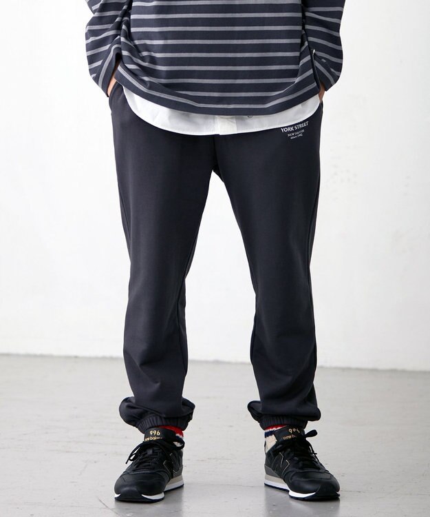 J.PRESS YORK STREET 【UNISEX】ワンポイント裏毛スウェット グレー系