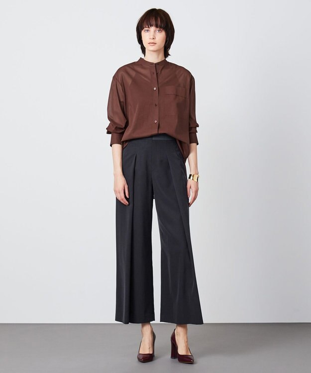 BEIGE， BOMY / シャツブラウス Burgundy