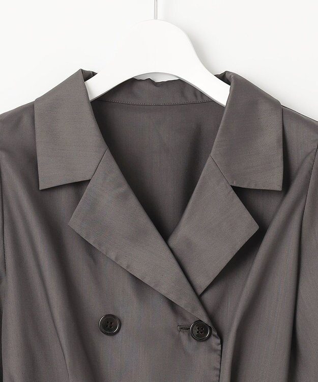 Feroux トレンチ風 ワンピース グレー系