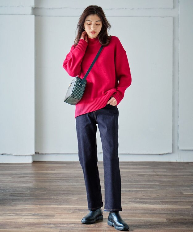 ANY 【ストレッチ】コンフォート美脚 デニムパンツ インディゴ