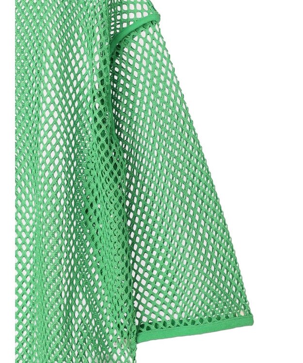 earth music&ecology メッシュチュニック Lime Green