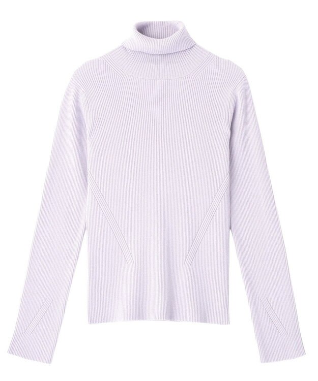 CRAFT STANDARD BOUTIQUE リブタートルニットプルオーバー Light Purple
