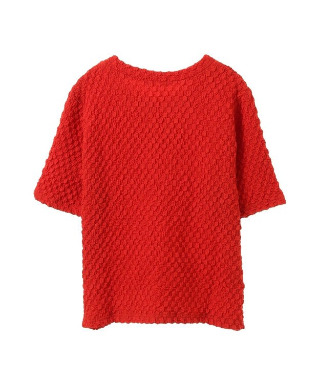 Green Parks ポコポコ５分袖プルオーバー Red