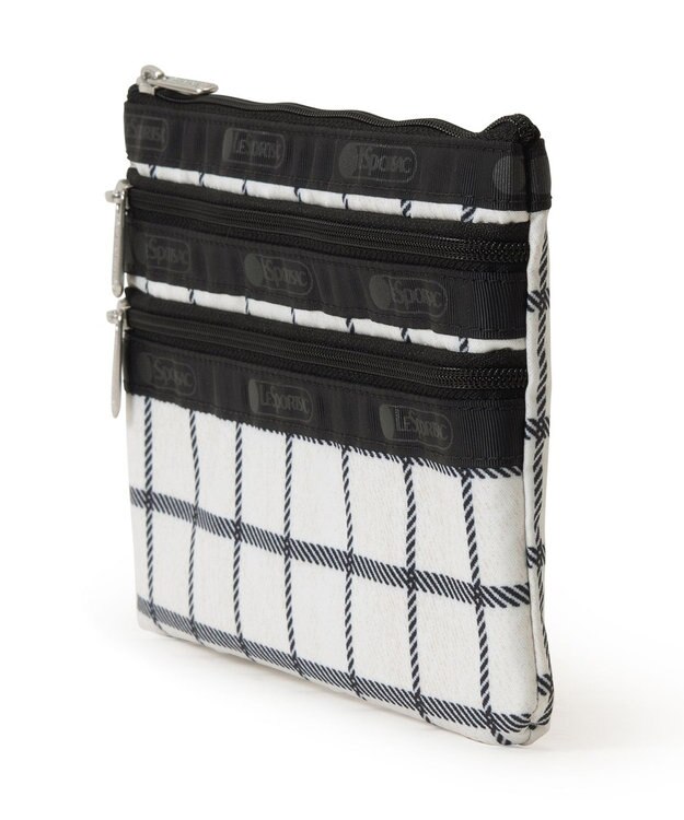 LeSportsac 3ZIP COSMETIC/モノクラスチェック モノクラスチェック