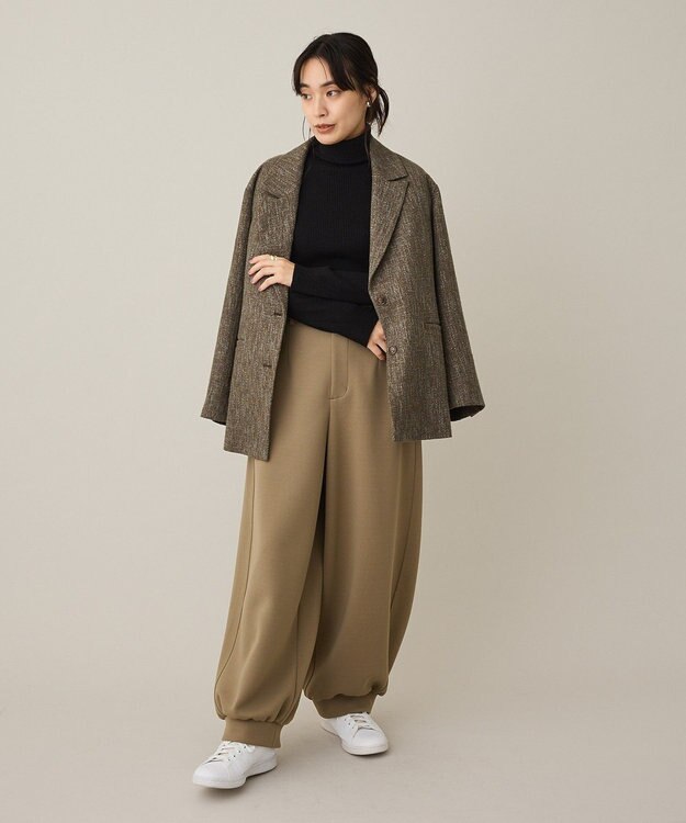 CRAFT STANDARD BOUTIQUE リブタートルニットプルオーバー Black