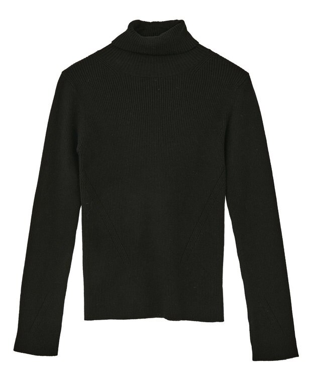 CRAFT STANDARD BOUTIQUE リブタートルニットプルオーバー Black