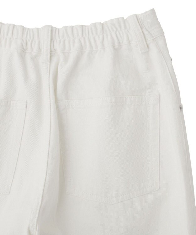 YECCA VECCA 綿麻バギーツイルパンツ Off White