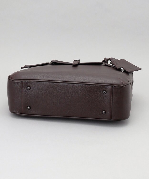 GOTAIRIKU 別注/日本製【PELLE MORBIDA×GOTAIRIKU】レザー フラップトートバッグ ダークブラウン系