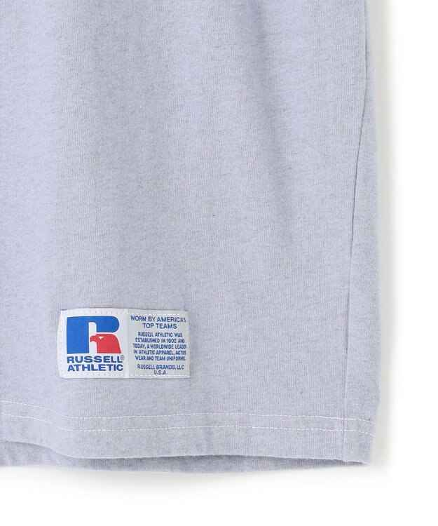 J.PRESS YORK STREET 【UNISEX】RUSSELL×YORK STREET ロゴTシャツ ブルー系