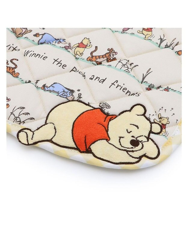 PET PARADISE ディズニー くまのプーさん クールマット 《のんびり柄》S イエロー