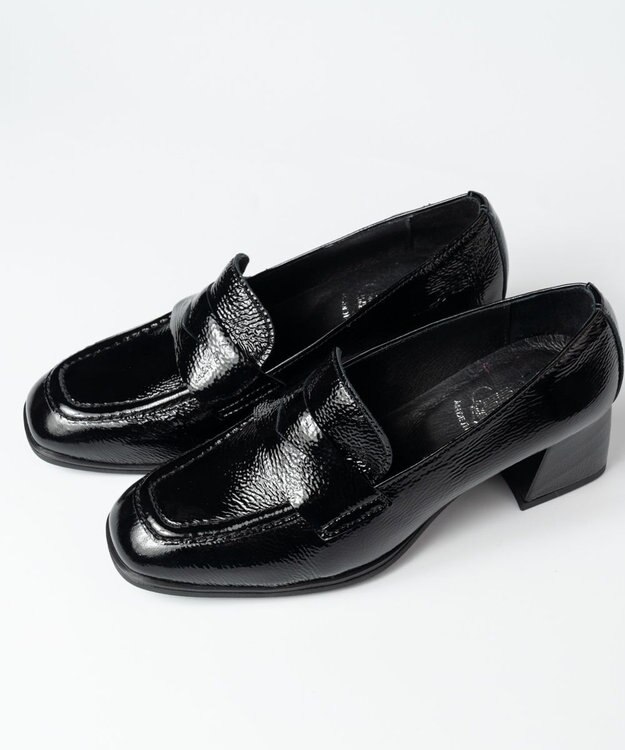 BONTRE 【BONTRE/ボントレ】チャンキーヒールローファー ブラック