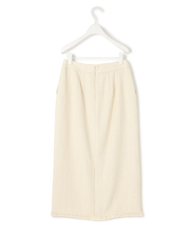 ICB スラブヤーンツイード ナロースカート トープ系