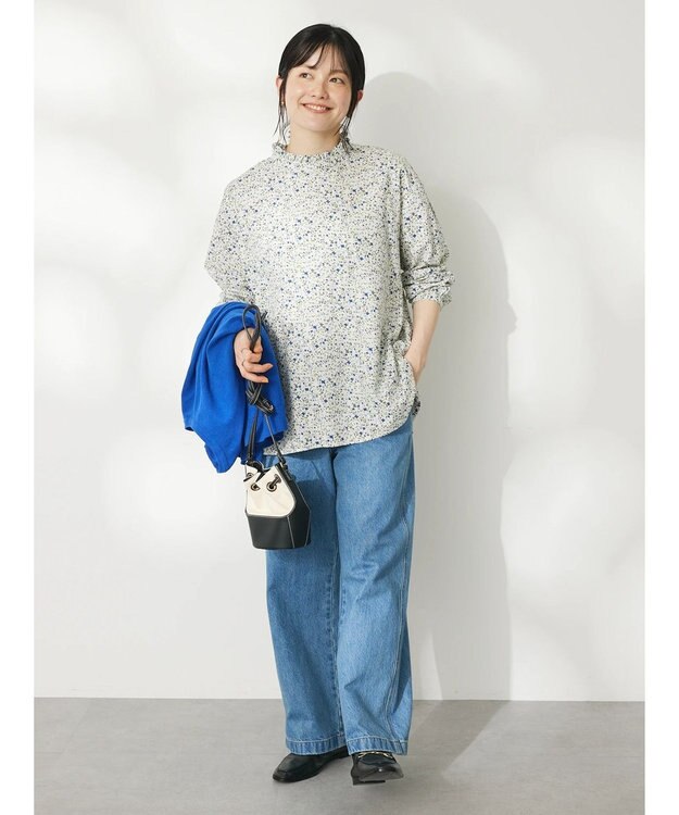 CRAFT STANDARD BOUTIQUE 衿フリルブラウス Flower