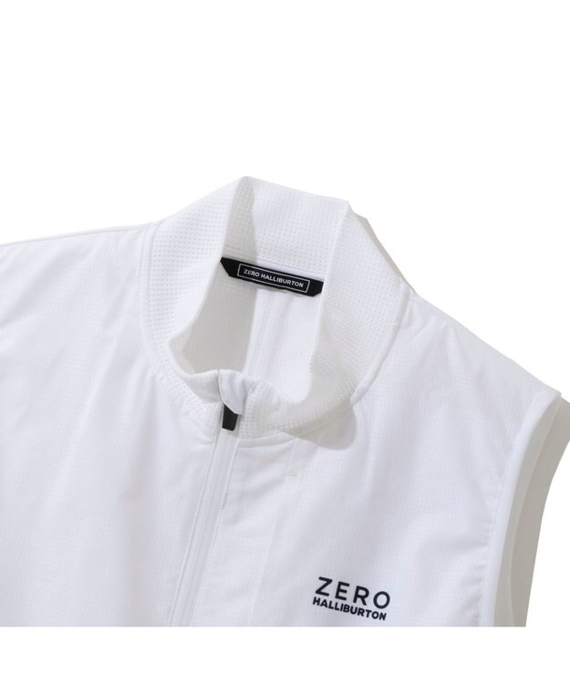 ZERO HALLIBURTON クールドッツ カモフラージュ ベスト ZHG-A4S10B 82823 ゴルフウェア ホワイト