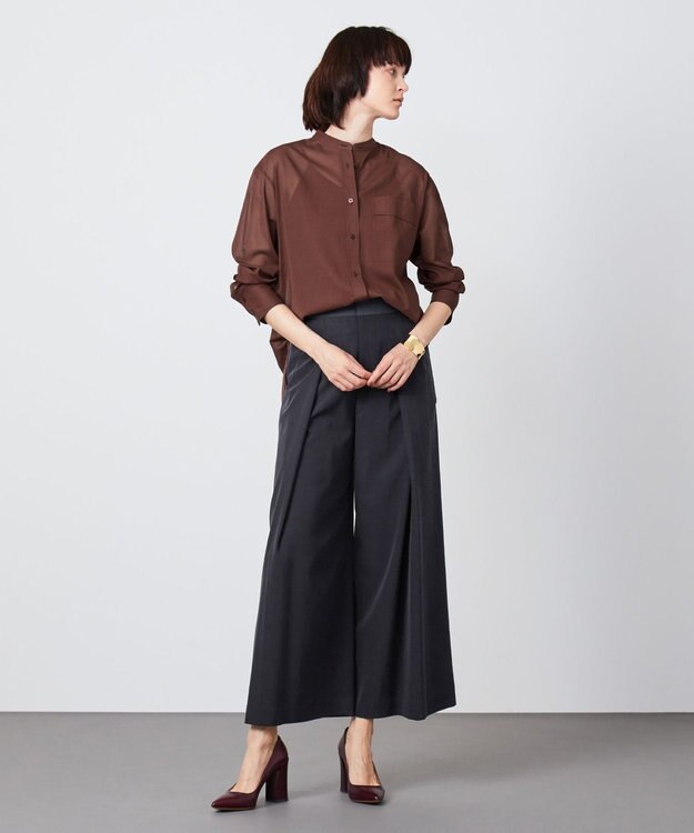 BEIGE， BOMY / シャツブラウス Burgundy