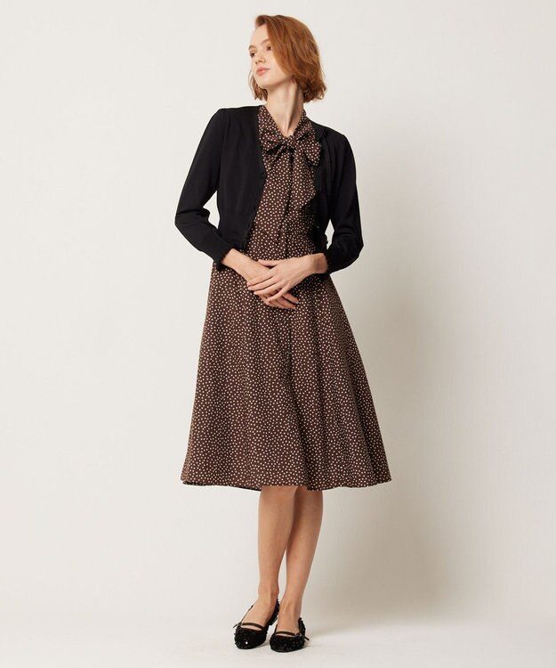 TOCCA SWEET TIE カーディガン ブラック系