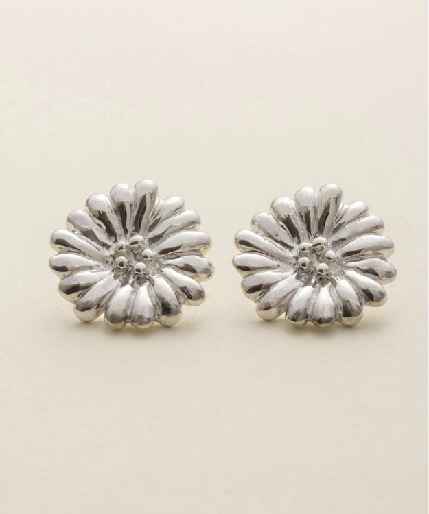 yoaa シルバー925 キクピアス シルバー925